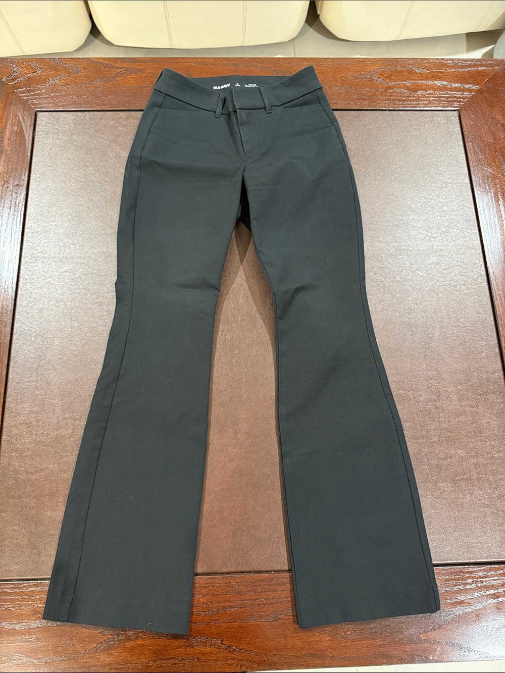 Like new old navy 0 petite secret smooth pockets pixie Flare Pants